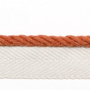 Le Lin Micro Cord Rust by Europatex Fabric