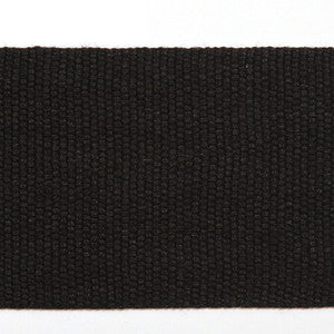 Le Lin 2'' Tape Black by Europatex Fabric