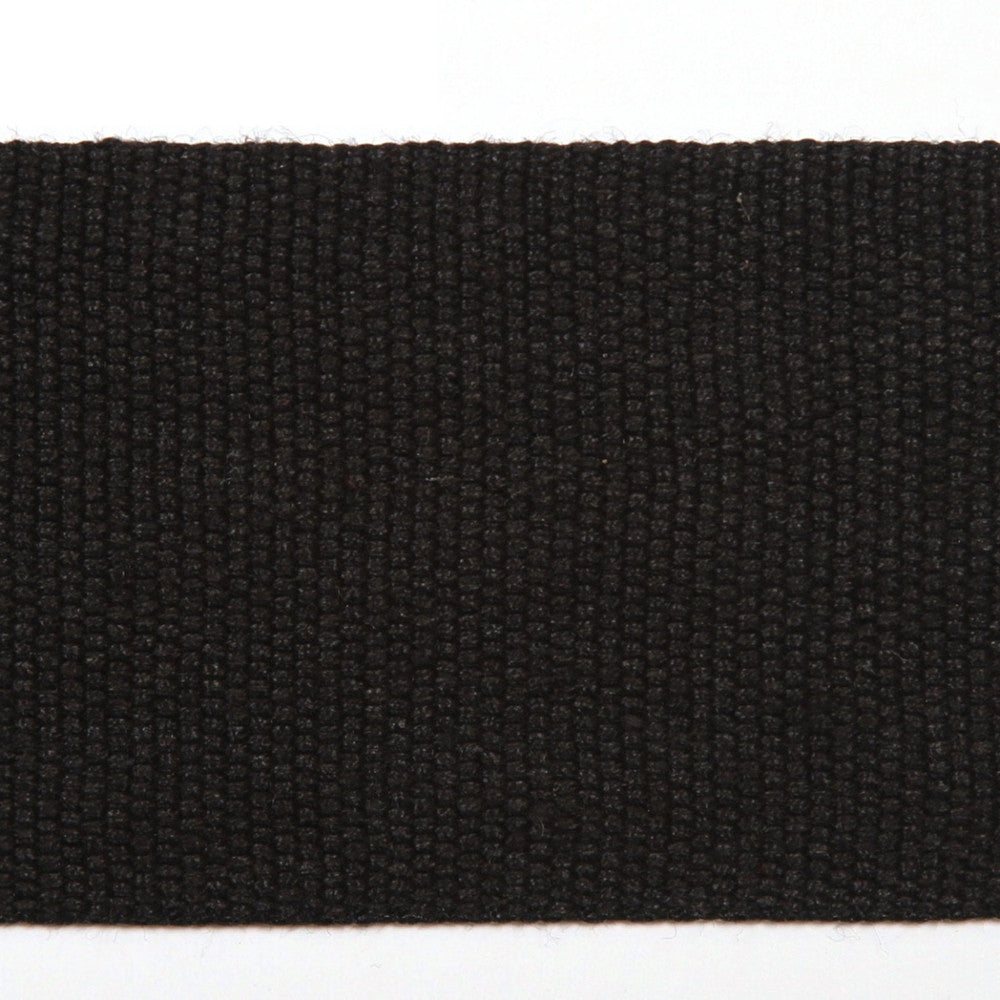 Le Lin 2 Tape Black by Europatex Fabric Le Lin 63% Linen, 37% Rayon 2.00 inches - Fabric Carolina -