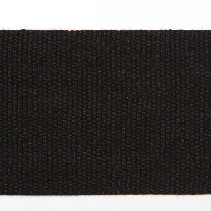 Le Lin 2 Tape Black by Europatex Designer Fabric Le Lin 63% Linen, 37% Rayon 2.00 inches - Swanky Fabrics -