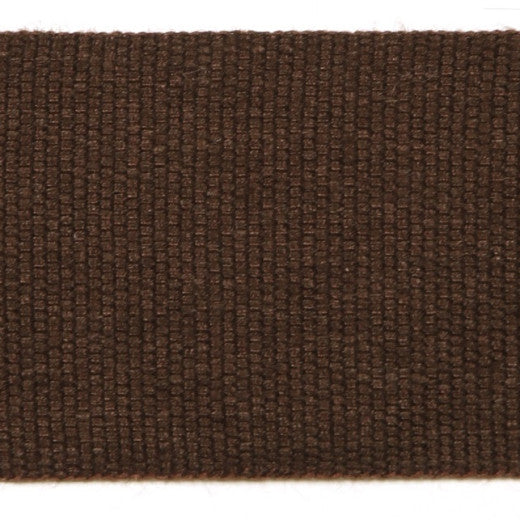 Le Lin 2'' Tape - Brown by Europatex Fabric Le Lin Collection 63% Linen / 37% Rayon China See Sample Horizontal: N/A and Vertical: N/A 2.00 inches  - Fabric Carolina -