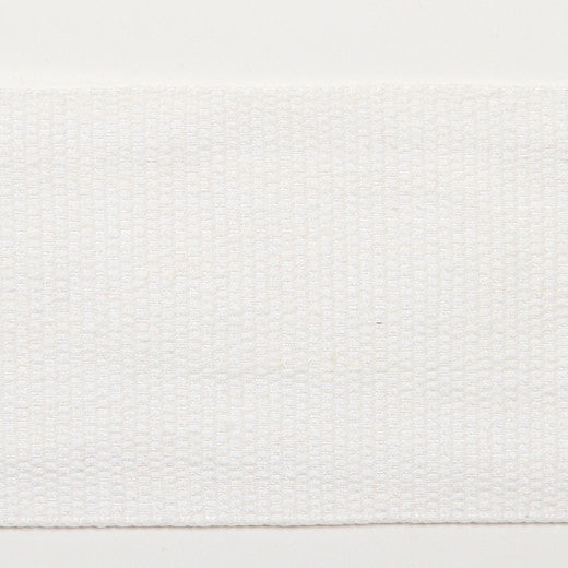 Le Lin 2'' Tape - White by Europatex Fabric Le Lin Collection 63% Linen / 37% Rayon China See Sample Horizontal: N/A and Vertical: N/A 2.00 inches  - Fabric Carolina -