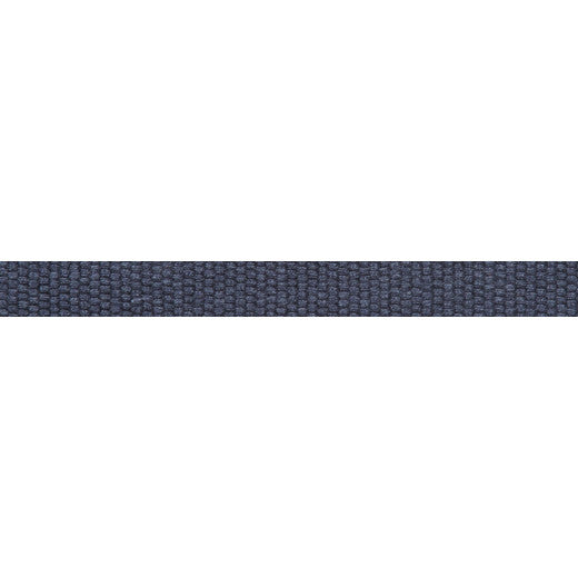Le Lin 9/16" Tape Navy by Europatex Fabric Le Lin Collection 63% Linen / 37% Rayon China See Sample Horizontal: N/A and Vertical: N/A 0.56 inches  - Fabric Carolina -