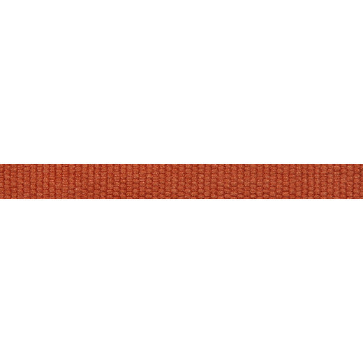 Le Lin 9/16" Tape Rust by Europatex Fabric Le Lin Collection 63% Linen / 37% Rayon China See Sample Horizontal: N/A and Vertical: N/A 0.56 inches  - Fabric Carolina -