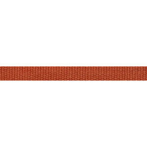 Le Lin Micro Tape Rust by Europatex Fabric