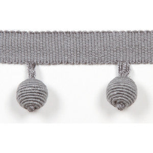 Le Lin Beaded Fringe Battleship by Europatex Fabric