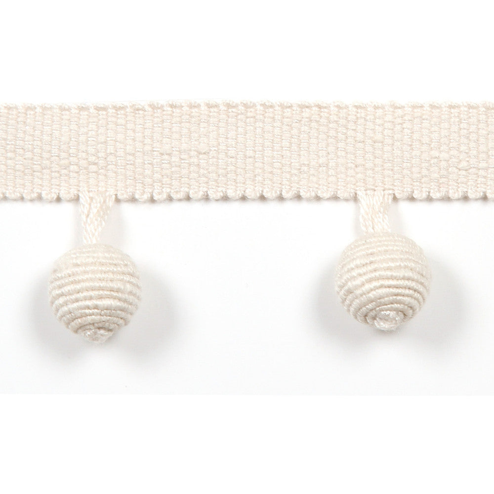 Le Lin Beaded Fringe Canvas by Europatex Fabric Le Lin 63% Linen, 37% Rayon 1.46 inches - Fabric Carolina -