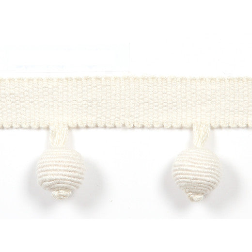 Le Lin Beaded Fringe - Cotton by Europatex Fabric Le Lin Collection 63% Linen / 37% Rayon China See Sample Horizontal: N/A and Vertical: N/A 1.46 inches  - Fabric Carolina -