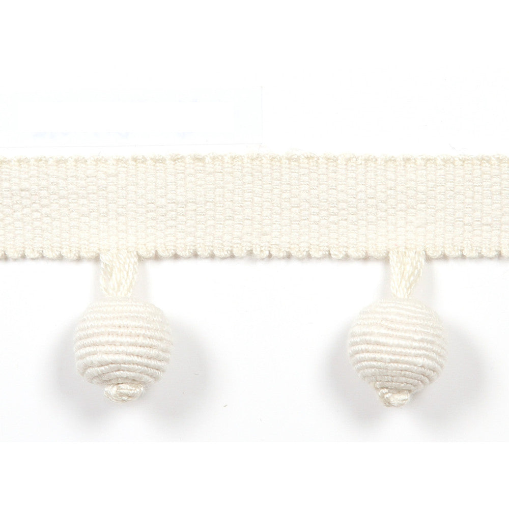 Le Lin Beaded Fringe Cotton by Europatex Fabric Le Lin 63% Linen, 37% Rayon 1.46 inches - Fabric Carolina -