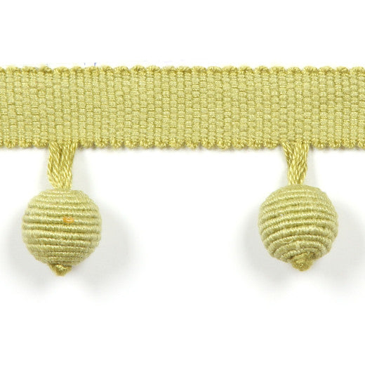 Le Lin Beaded Fringe - Pear by Europatex Fabric Le Lin Collection 63% Linen / 37% Rayon China See Sample Horizontal: N/A and Vertical: N/A 1.46 inches  - Fabric Carolina -