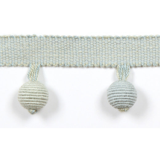 Le Lin Beaded Fringe Spa by Europatex Fabric Le Lin Collection 63% Linen / 37% Rayon China See Sample Horizontal: N/A and Vertical: N/A 1.46 inches  - Fabric Carolina -
