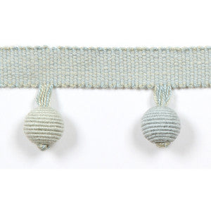 Le Lin Beaded Fringe Spa by Europatex Fabric