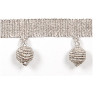 Le Lin Beaded Fringe Stone by Europatex Fabric