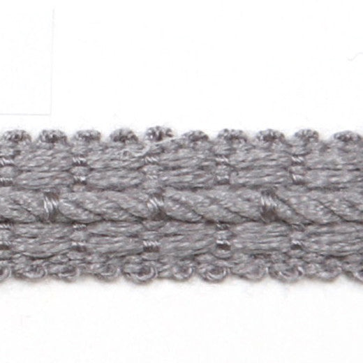Le Lin 1/2" Braid - Battleship by Europatex Fabric Le Lin Collection 63% Linen / 37% Rayon China See Sample Horizontal: N/A and Vertical: N/A 0.50 inches  - Fabric Carolina -