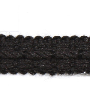 Le Lin 1/2" Braid Black by Europatex Fabric