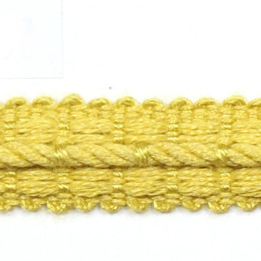 Le Lin 1/2" Braid - Citrus by Europatex Fabric Le Lin Collection 63% Linen / 37% Rayon China See Sample Horizontal: N/A and Vertical: N/A 0.50 inches  - Fabric Carolina -