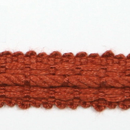 Le Lin 1/2" Braid - Coral by Europatex Fabric Le Lin Collection 63% Linen / 37% Rayon China See Sample Horizontal: N/A and Vertical: N/A 0.50 inches  - Fabric Carolina -