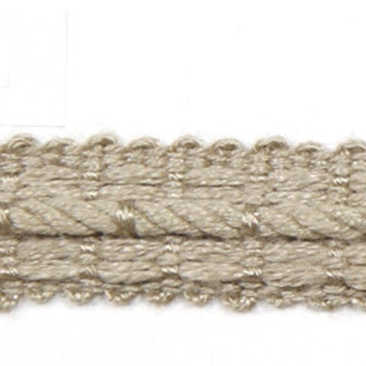 Le Lin 1/2" Braid - Haze by Europatex Fabric Le Lin Collection 63% Linen / 37% Rayon China See Sample Horizontal: N/A and Vertical: N/A 0.50 inches  - Fabric Carolina -