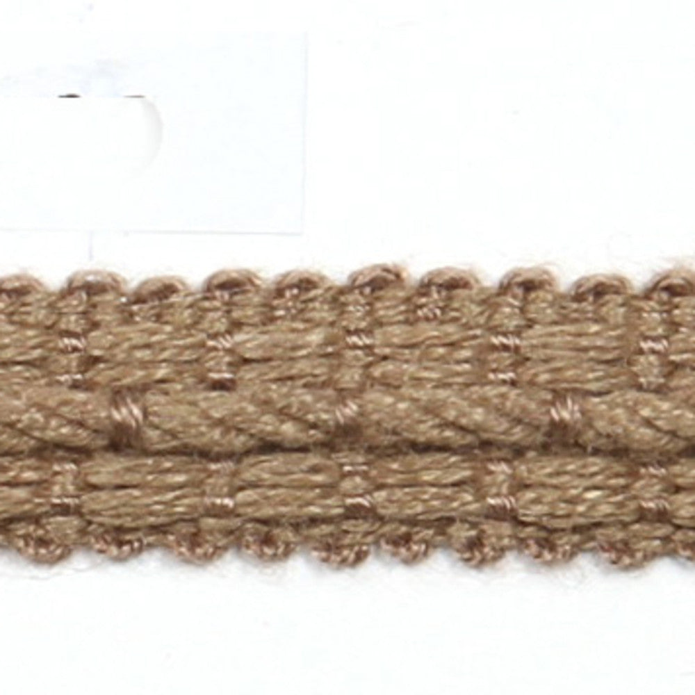 Le Lin Braid Mocha by Europatex Designer Fabric Le Lin 63% Linen, 37% Rayon 0.50 inches - Swanky Fabrics -