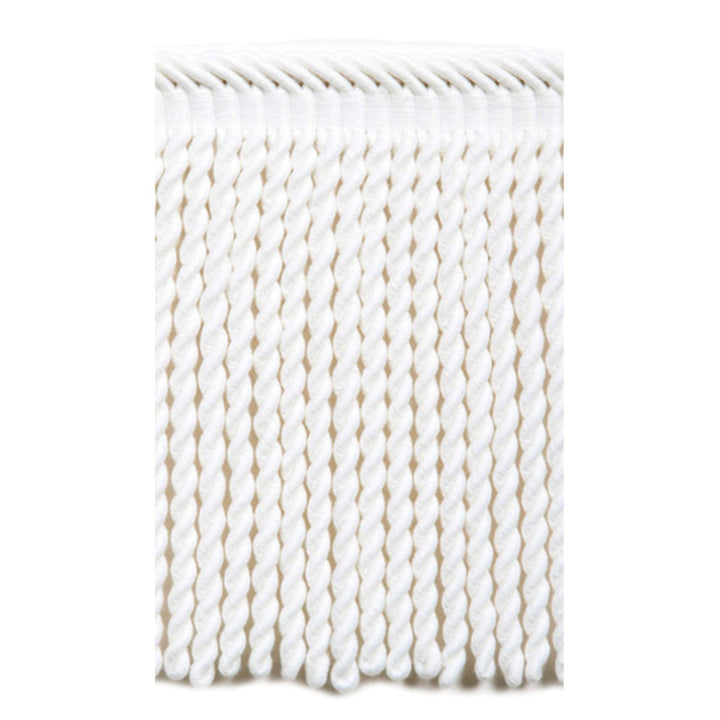 Le Lin Bullion Fringe White by Europatex Fabric Le Lin 100% Polyester 8.00 inches - Fabric Carolina -