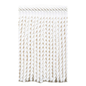 Le Lin Bullion Fringe White by Europatex Fabric
