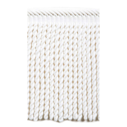 Le Lin Bullion col. White by Europatex Fabric Le Lin Collection 100% Polyester China See Sample Horizontal: N/A and Vertical: N/A 8.00 inches  - Fabric Carolina -