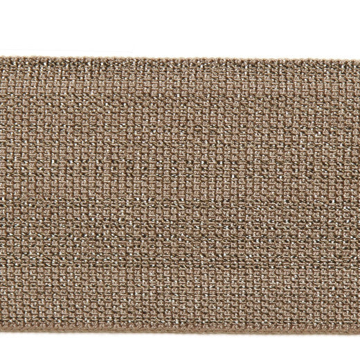 Metallic 2'' Tape Col.Magnesium by Europatex Fabric Le Lin Collection 41% Fibranne / 30% Rayon / 28% Metallic yarns / 1% Polyester China See Sample Horizontal: N/A and Vertical: N/A 2.00 inches  - Fabric Carolina -