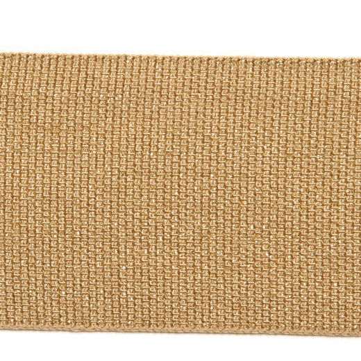Metallic 2'' Tape Col.Copper by Europatex Fabric Le Lin Collection 41% Fibranne / 30% Rayon / 28% Metallic yarns / 1% Polyester China See Sample Horizontal: N/A and Vertical: N/A 2.00 inches  - Fabric Carolina -