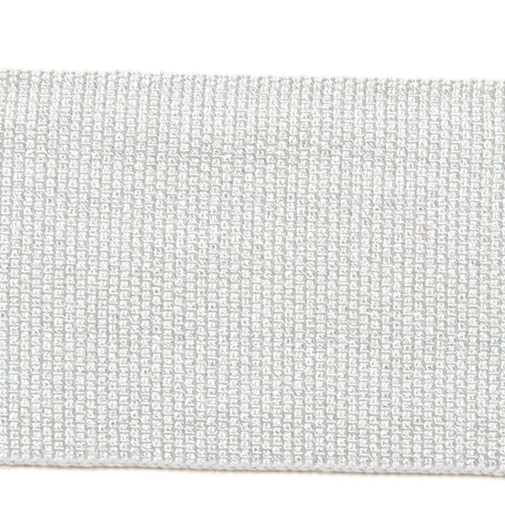 Le Lin Metallic Tape Ice by Europatex Fabric Le Lin 41% Fibranne, 30% Rayon, 28% Metallic yarns, 1% Polyester 2.00 inches - Fabric Carolina -