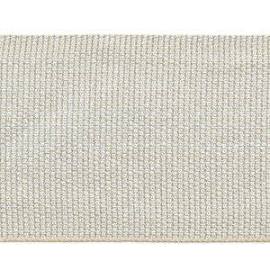 Le Lin Metallic Tape Silver by Europatex Fabric