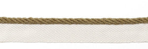 Le Lin 1/8" Micro Cord Bayleaf by Europatex Fabric