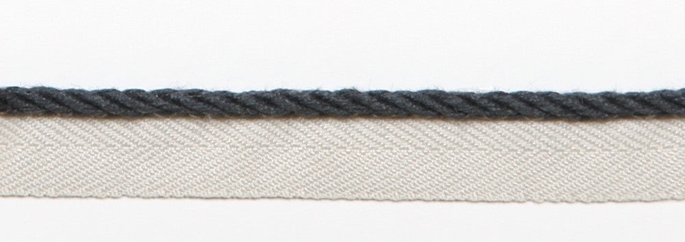 Le Lin 1/8" Micro Cord Blueberry by Europatex Fabric Le Lin Collection 63% Linen, 37% Rayon China Horizontal: N/A and Vertical: N/A 1/8" - Fabric Carolina -