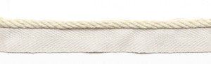 Le Lin 1/8" Micro Cord Bone by Europatex Fabric