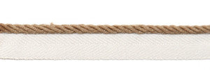 Le Lin 1/8" Micro Cord Mocha by Europatex Fabric