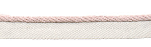 Le Lin 1/8" Micro Cord Pink Bliss by Europatex Fabric