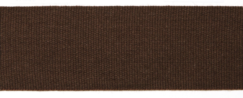Le Lin 2" Tape Brown by Europatex Fabric Le Lin Collection 63% Linen, 37% Rayon China Horizontal: N/A and Vertical: N/A 2" - Fabric Carolina -