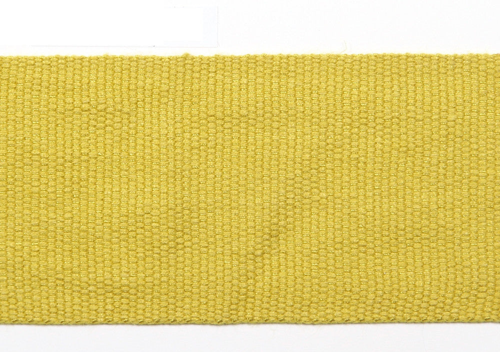 Linen Tape Citrus by Europatex Fabric Le Lin Collection 63% Linen, 37% Rayon China Horizontal: N/A and Vertical: N/A 2" - Fabric Carolina -