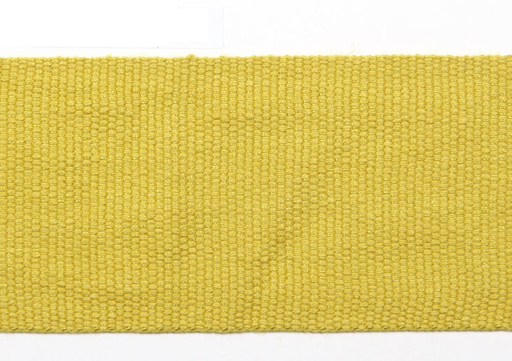 Linen Tape Citrus by Europatex Fabric Le Lin Collection 63% Linen, 37% Rayon China Horizontal: N/A and Vertical: N/A 2" - Fabric Carolina -