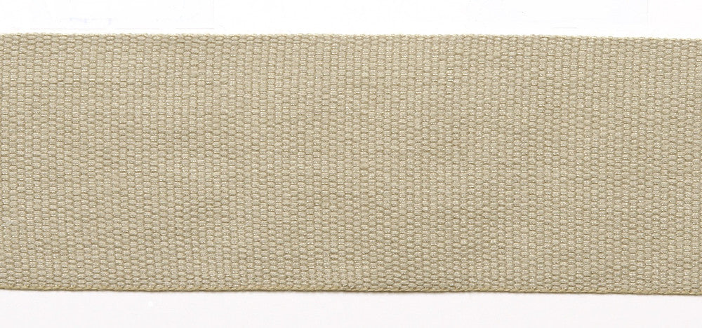 Le Lin 2" Tape Quartz by Europatex Fabric Le Lin Collection 63% Linen, 37% Rayon China Horizontal: N/A and Vertical: N/A 2" - Fabric Carolina -