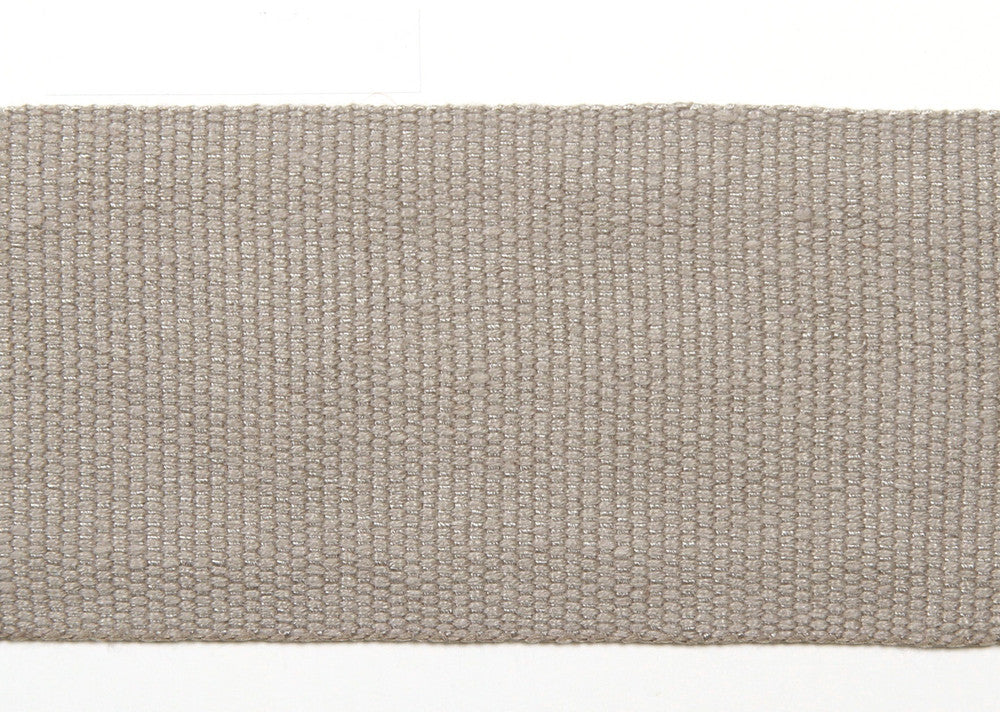 Le Lin 2" Tape Stone by Europatex Fabric Le Lin Collection 63% Linen, 37% Rayon China Horizontal: N/A and Vertical: N/A 2" - Fabric Carolina -