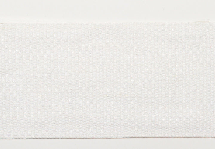 Le Lin 2" Tape White by Europatex Fabric Le Lin Collection 63% Linen, 37% Rayon China Horizontal: N/A and Vertical: N/A 2" - Fabric Carolina -