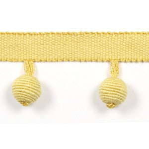 Le Lin Beaded Fringe Gold by Europatex Fabric