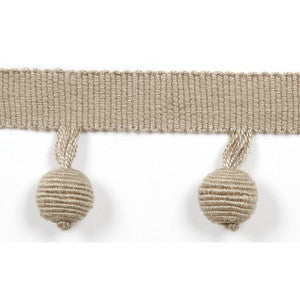 Le Lin Beaded Fringe Haze by Europatex Fabric