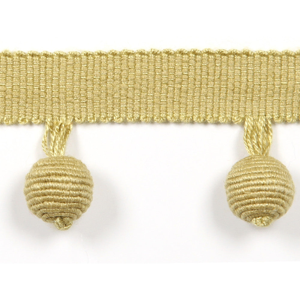 Le Lin Beaded Fringe Jute by Europatex Designer Fabric Le Lin Collection 63% Linen, 37% Rayon China Horizontal: N/A and Vertical: N/A 1.46" - Swanky Fabrics -