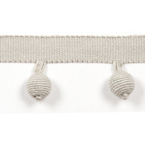 Le Lin Beaded Fringe Pebble by Europatex Fabric