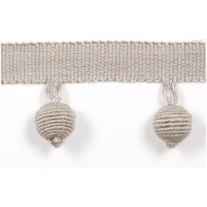 Le Lin Beaded Fringe Stone by Europatex Fabric