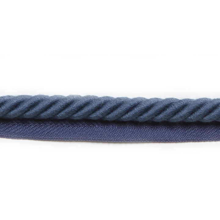 Le Lin Cord Blue by Europatex Fabric Le Lin 100% Polyester 0.38 inches - Fabric Carolina -