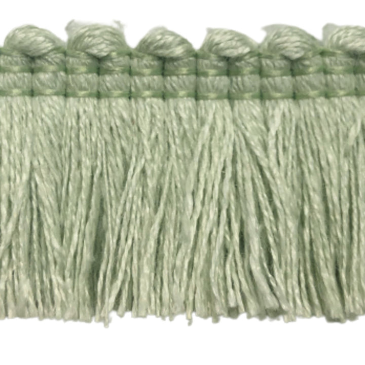 Legacy Brushed Fringe Spa by Europatex Fabric Legacy 97% Linen, 3% Polyester 1.20 inches - Fabric Carolina -