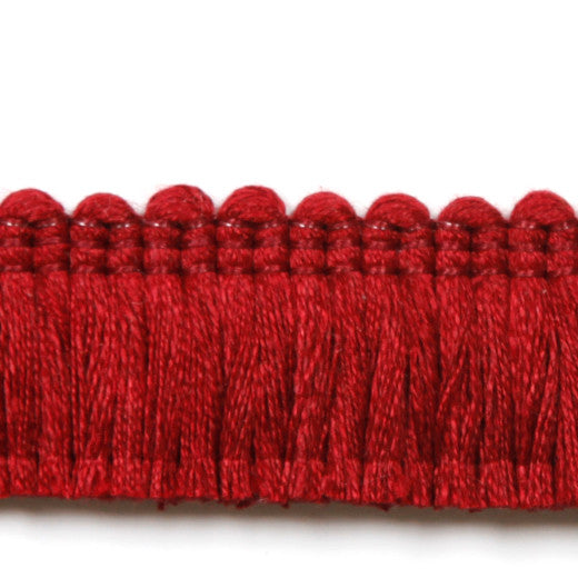 Legacy Brushed Fringe Cherry by Europatex Designer Fabric Legacy 97% Linen / 3% Polyester China See Sample Horizontal: N/A and Vertical: N/A 1.20 inches  - Swanky Fabrics -