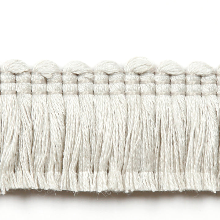 Legacy Brushed Fringe Dove by Europatex Fabric Legacy 97% Linen, 3% Polyester 1.20 inches - Fabric Carolina -